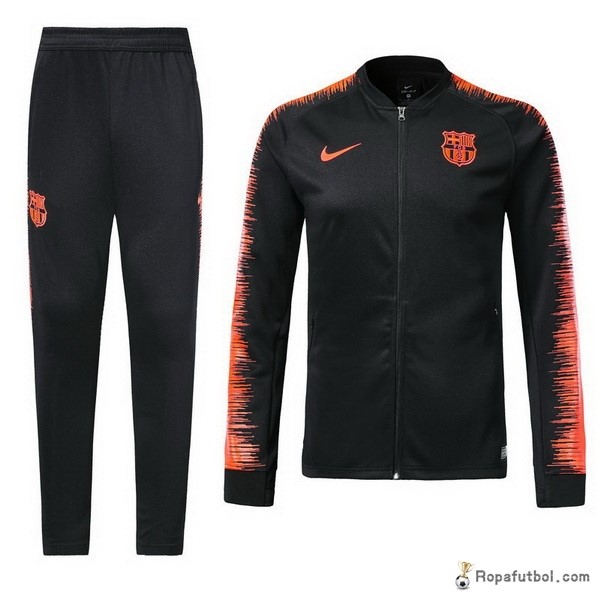 Chandal Barcelona 2018/19 Negro Naranja